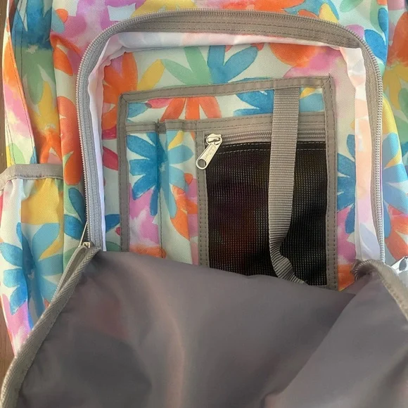 L.L. Bean Floral Backpack - Picture 4 of 4